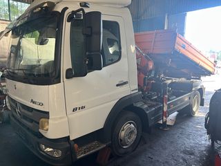 Ανατροπή + Γερανός Mercedes-Benz 2013 816 ATEGO EURO 5 (815 818 822)
