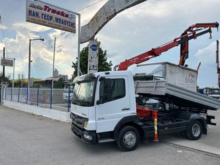 Ανατροπή + Γερανός Mercedes-Benz 2013 816 ATEGO EURO 5 30000km ATLAS TLC 55.2 (815 817 818 822)