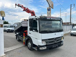 Ανατροπή + Γερανός Mercedes-Benz 2013 816 ATEGO EURO 5 30000km ATLAS TLC 55.2 (815 817 818 822)-thumb-2