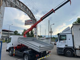 Ανατροπή + Γερανός Mercedes-Benz 2013 816 ATEGO EURO 5 30000km ATLAS TLC 55.2 (815 817 818 822)-thumb-4