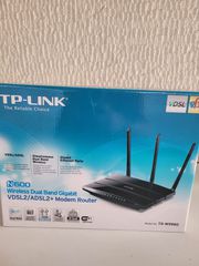 TP-Link N600 (TD-W9980) | Wireless Dual Band Gigabit VDSL2/ADSL2+ Modem Router (Στο κουτί του)