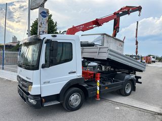 Ανατροπή + Γερανός Mercedes-Benz 2013 816 ATEGO EURO 5 (815 818 822)-thumb-1