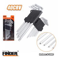 Κλειδιά Torx - 9pcs - Finder - 193122-thumb-1