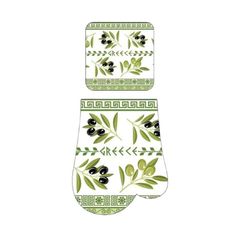 Γάντι & πιάστρα φούρνου Souvenir - Σετ 6pcs - Greece - 241859