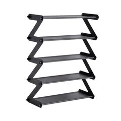 Ραφιέρα παπουτσιών 5 επιπέδων - YH8802-5 - 522466 - Black