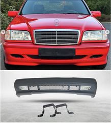 Μπροστινός Προφυλακτήρας Για Mercedes-Benz C-Class W202 93-96 Amg Look Με Προβολάκια