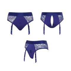 Strap On Me Harness Lingerie Diva - Night Blue