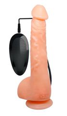 Realistic Multispeed Bonny Vibe with Remote, TPR, Flesh, 24 cm