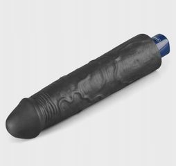 REAL SOFTEE Vibrator, 10 Vibration Modes, TPE, Black, 23.7 cm-thumb-2