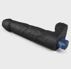 REAL SOFTEE Vibrator, 10 Vibration Modes, TPE, Black, 22.6 cm-thumb-5