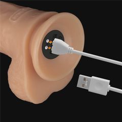 Power Basics Vibrator, 10 Vibration Modes, PVC, Flesh, 22.8 cm-thumb-7