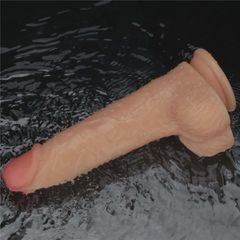Power Basics Vibrator, 10 Vibration Modes, PVC, Flesh, 22.8 cm-thumb-3