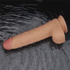 Power Basics Vibrator, 10 Vibration Modes, PVC, Flesh, 23.6 cm-thumb-9