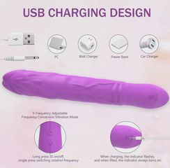 Eden Rotating Vibrator, 9 Vibration Modes & 9 Rotating Modes, Si-thumb-3