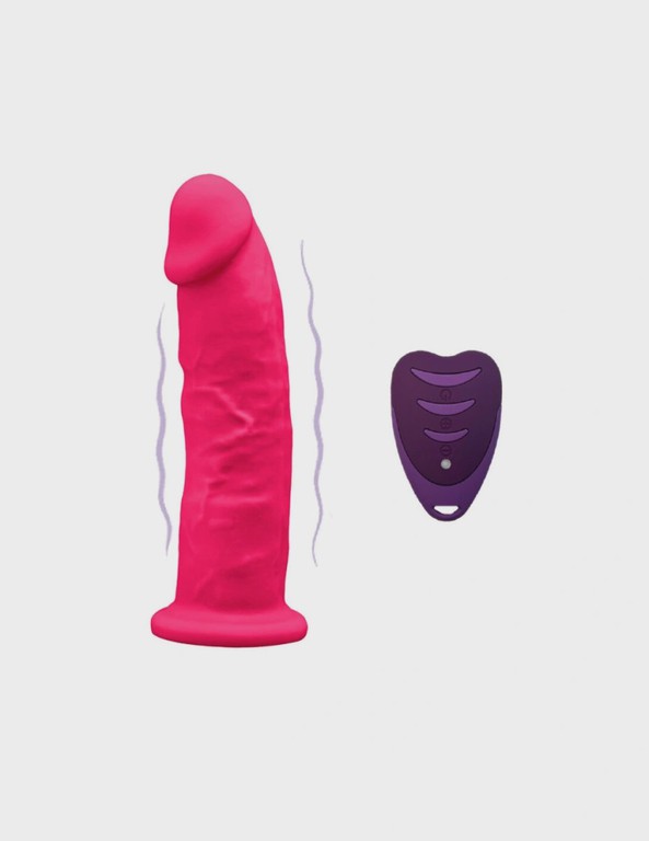 Realistic Vibrator Silexd Remote Control, 10 Vibration Modes, Si