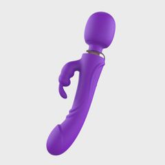 Wand & Rabbit Silicone USB Purple-thumb-5