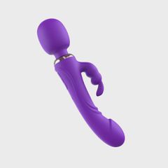 Wand & Rabbit Silicone USB Purple-thumb-3