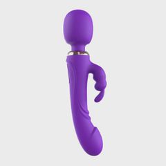Wand & Rabbit Silicone USB Purple-thumb-1