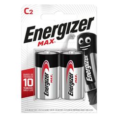 Energizer Max Alkaline Μπαταρία C (2 τμχ)