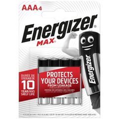 Energizer Max Alkaline Μπαταρία AAA (4 τμχ)