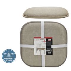 Μαξιλάρι Καρέκλας Memory Foam Τόρτορα 40x40cm Σετ 2Τμχ