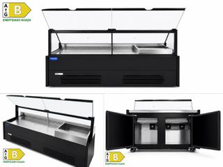 ΒΙΤΡΙΝΑ VERGI ΜΑΧ GK 2.00 x 1.05 x 1.20 ΑΛΛΑΝΤΙΚΩΝ - ΤΥΡΟΚΟΜΙΚΩΝ ME ΜΗΧΑΝΗ, ΜΕ ΤΥΡΙΕΡΑ, ΜΕ ΑΠΟΘΗΚEΣ (Άμεσα Διαθέσιμο)-thumb-1