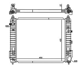 ΨΥΓΕΙΟ 1.5 dCi ΜΗΧΑΝΙΚΟ ΠΕΤΡΕΛΑΙΟ (450x405x27) (KOYO)