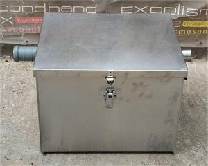 Λιποσυλλέκτης Inox 60Lt 52x42x40Cm - Μεταχειρισμένος.