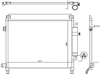 ΨΥΓΕΙΟ A/C 1.2 BENZINH (490x385x12) (KOYO)