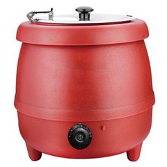ΠΡΟΣΦΟΡΑ!!! Karamco 81010sa Επαγγελματική Σουπιέρα Κόκκινη (10lt)