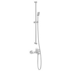 vidaXL Σετ Κεφαλής Ντους Χρωμέ 150 cm Ανοξείδωτο Ατσάλι-thumb-2