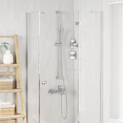 vidaXL Σετ Κεφαλής Ντους Χρωμέ 150 cm Ανοξείδωτο Ατσάλι