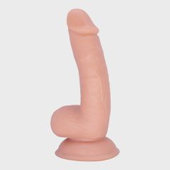 No.37 Realistic Dildo, Flesh, 17.9 cm