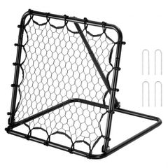 VEVOR Soccer Rebounder Rebound Net, Kick-Back 34"x34", φορητά δώρα προπόνησης ποδοσφαίρου, πλήρως ρυθμιζόμενο δίχτυ γωνιών, βοηθήματα και εξοπλισμός για παιδιά, εφήβους και όλες τις ηλικίες, Εύκολη ρύ