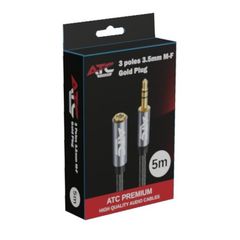 ATC HQ 3.5mm M/F Cable 5m-thumb-1