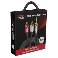 ATC HQ 3.5mm M/ 2 x RCA 10m Cable-thumb-1