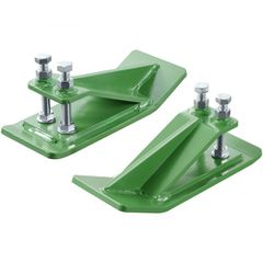VEVOR Tractor Bucket Protector, 2PCS Heavy Duty Steel Bucket Edge Protectors, Edge Tamer Αντιολισθητική Συσκευή με Διπλά Εξάγωνα Παξιμάδια και Μπουλόνια Ασφάλισης, για Χιόνι, Αφαίρεση Φύλλων & Απλώστε