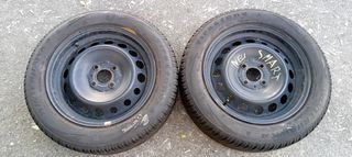 ΖΕΥΓΑΡΙ ΖΑΝΤΟΛΑΣΤΙΧΑ SMART 185/60R15 FIRESTONE - 5.5JX15H2 - ET36