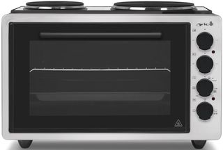 Arielli AO-3642SL Ηλεκτρικό Φουρνάκι 42lt με 2 Εστίες Sliver