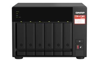 QNAP TS-673A NAS Tower Σύνδεση Ethernet/LAN Μαύρος (Μαύρο) V1500B