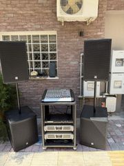 full set sub δοριφορους consola crossover amps κλπ