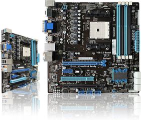 ΜΗΤΡΙΚΗ ASUS F2A85-M (socket FM2) + ATHLON X4 760K + AMD COOLER