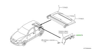 ΤΑΠΑ ΚΛΙΠ  ΕΠΕΝΔΥΣΗΣ ΠΟΡΤΠΑΓΚΑΖ  NISSAN  ALMERA N16    84947BM600