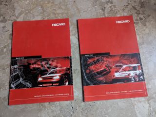 Recaro brochure προσπεκτους vintage
