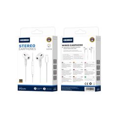 JELLICO Wired Earphones EP3A Lightning με Μικρόφωνο 1.2M - White