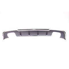 S3 Style Πίσω Διαχύτης Diffuser για Audi A3 (8V) Sportback Facelift (2016-2019) Απλός Προφυλακτήρας Ασημί Γκρι