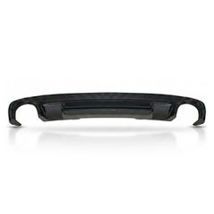 RS4 Style Πίσω Διαχύτης Diffuser για Audi A4 B9 (8W) Sedan Avant (2015-2019) S-Line Bumper Μαύρο Γυαλιστερό