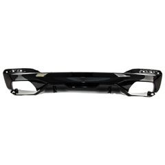 Πίσω Διαχύτης Diffuser 550i MP Look για Bmw 5 (G30, G31) Sedan Touring (2016-2023) M-Sport Προφυλακτήρας Μαύρο Γυαλιστερό