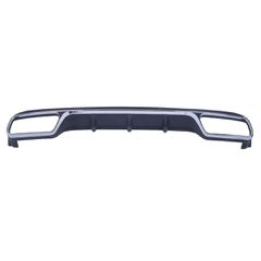 Spor Πίσω Διαχύτης Diffuser Μαύρο με Χρώμιο για Mercedes E-Class (W212) Sedan Estate Facelift (2013-2016) Απλός Προφυλακτήρας E63 Look