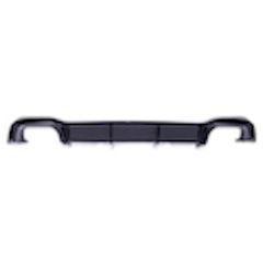 Πίσω Διαχύτης Diffuser Μαύρο Γυαλιστερό για VW Golf 8 (2019-On) GTI/R-Line Προφυλακτήρας Διπλή Έξοδος